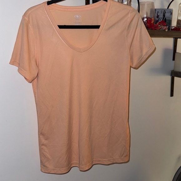 Athletic Works Tops - Athletic Works Peach Crew Neck Tee